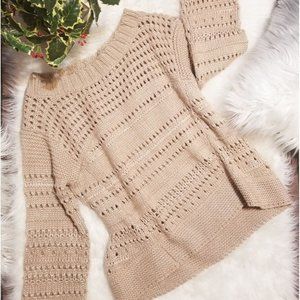 Diane Von Furstenberg Tan Knit Sweater